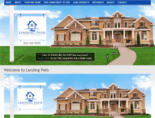 Tablet Screenshot of lendingpathmortgage.com